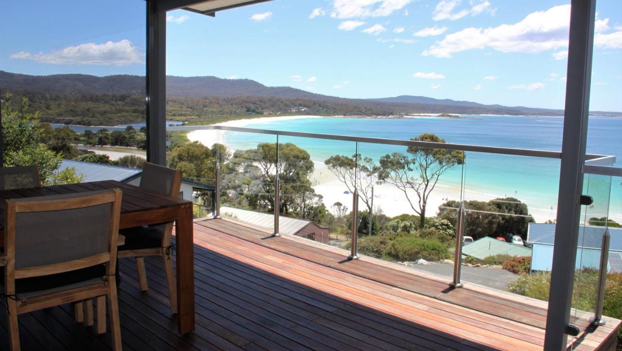 Sea Eagle Cottage Amazing Views Of Bay Of Fires Binalong Bay Exterior foto